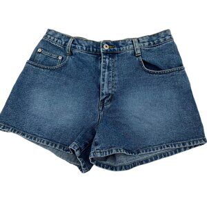 Carolina Blues Vintage Style High-Waist Denim Shorts Size 12 Cargo Jean Shorts